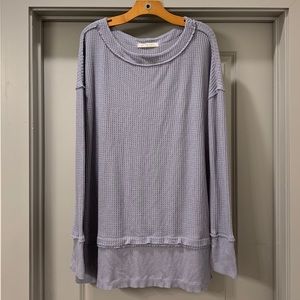 Free People North Shore Thermal Knit Tunic Top